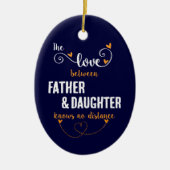 父と娘の愛 セラミックオーナメント (正面)