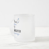 父と娘の愛 フロストグラスマグカップ (正面左)