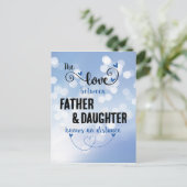 父と娘の愛 ポストカード (スタンド正面)