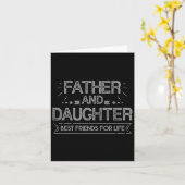 父と娘の生涯の親友 父 カード (黄色い花)