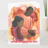 父と娘の絆カード カード (正面)