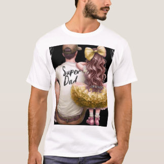 父と娘の絆 – すごいパパティー Tシャツ