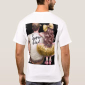 父と娘の絆 – すごいパパティー Tシャツ (裏面)