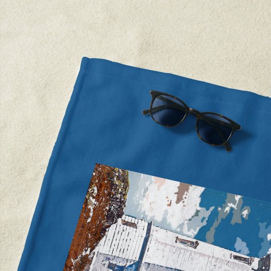 父と娘の絆 灯台 父の日名言 ビーチタオル (インサイチュ)