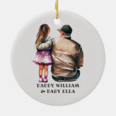 父と娘の絆(11) セラミックオーナメント (裏面)