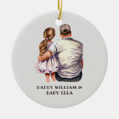 父と娘の絆(13) セラミックオーナメント (正面)