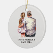 父と娘の絆(13) セラミックオーナメント (左)