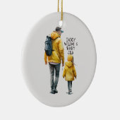 父と娘の絆(3) セラミックオーナメント (右)