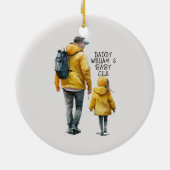 父と娘の絆(3) セラミックオーナメント (裏面)