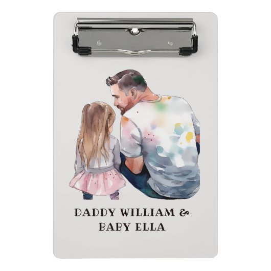 父と娘の絆(5) ミニクリップボード (正面)