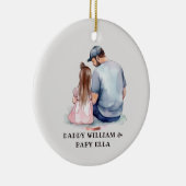 父と娘の絆(7) セラミックオーナメント (右)