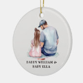 父と娘の絆(7) セラミックオーナメント (左)