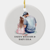 父と娘の絆(7) セラミックオーナメント (裏面)