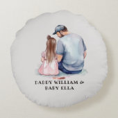 父と娘の絆(7) ラウンドクッション (裏面)