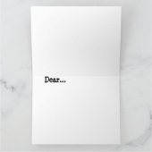 父と娘の読み物タイムカード カード (内部)