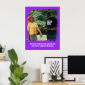 父と娘の贈り物 - 個別の写真 ウォールアート (ホームオフィス)