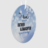 父と娘の距離 オーナメント (正面)