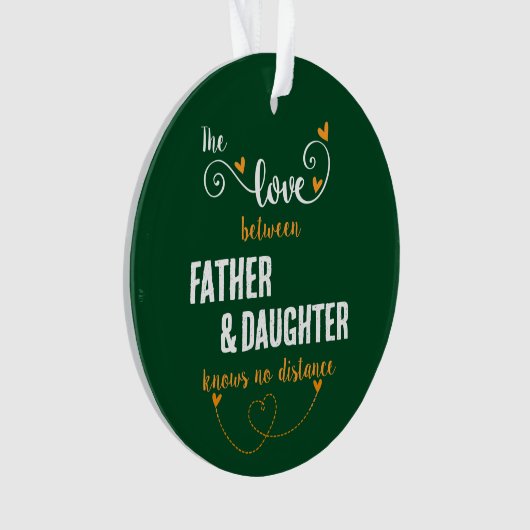 父と娘の距離 オーナメント (正面)
