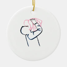 父と娘オーナメント