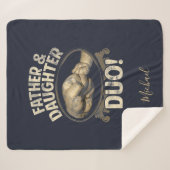 父と娘ファースト・ファーザーズ・デイカスタム シェルパブランケット (正面(横))