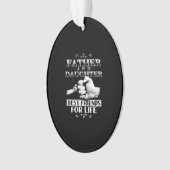 父と娘最高のの生涯の友 オーナメント (正面)