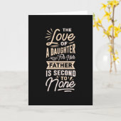 父と娘最高のパパ愛父の日 カード (黄色い花)