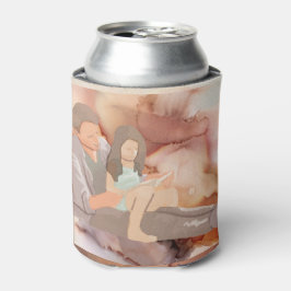 父と娘読の時クール間 缶クーラー