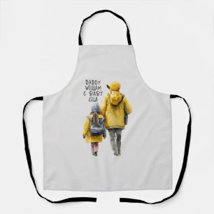 父と娘 エプロン