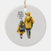 父と娘 セラミックオーナメント (裏面)