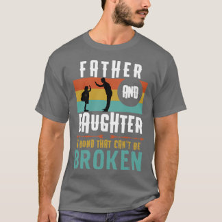 父と娘A壊れることができるバインド Tシャツ