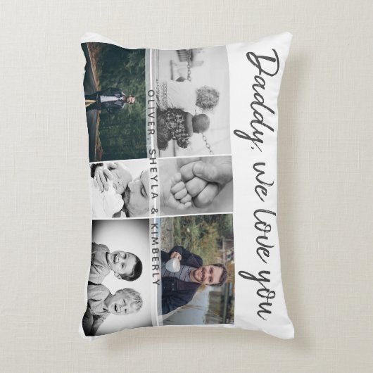 父と子どもと家族のパパ6写真集 アクセントクッション (正面(垂直))