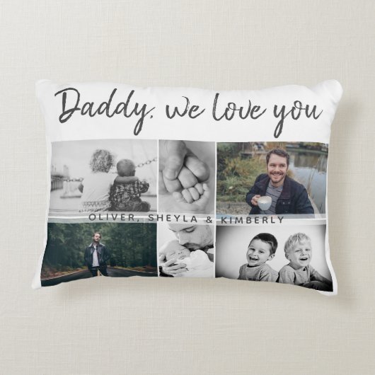 父と子どもと家族のパパ6写真集 アクセントクッション (裏面)