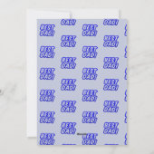 父と子の写真のお父さんの日 シーズンカード (裏面)