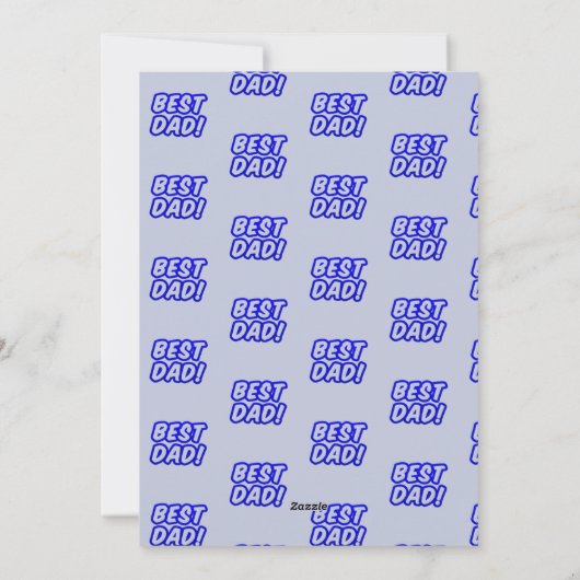  父と子の写真のお父さんの日 シーズンカード (裏面)