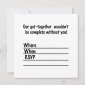 父と子の夕べ歩 招待状 (裏面)