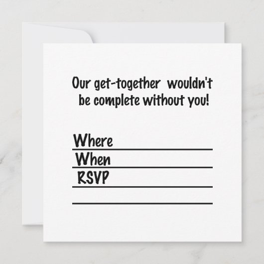 父と子の夕べ歩 招待状 (裏面)