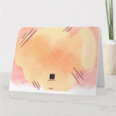 父と子の大切な瞬間カード カード (裏面)