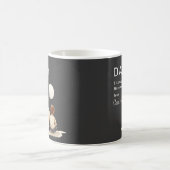 父と子の月鑑賞「愛してる」マグカップ コーヒーマグカップ (中央)