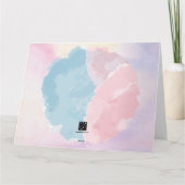 父と子の特別な瞬間カード カード (裏面)