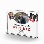 父と子供最高ののパパ永遠の父の日 フォトブロック (右)