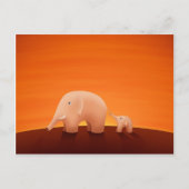 父と子 ポストカード (正面)