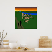 父と子 – 父の日 ポスター (キッチン)