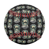 父と息子のキャンプ仲間 野球ボール (裏面)