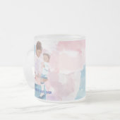 父と息子のモーメントマグ フロストグラスマグカップ (正面左)