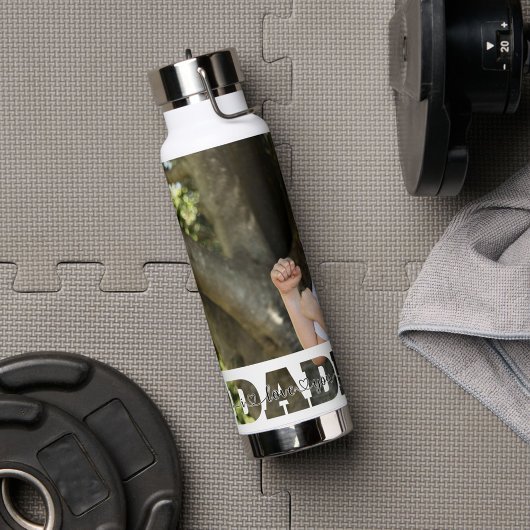 父と息子の写真スペアリング私はあなたを愛パパ引用文 ウォーターボトル