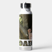 父と息子の写真スペアリング私はあなたを愛パパ引用文 ウォーターボトル (左面)