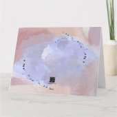 父と息子の散歩カード カード (裏面)