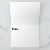 父と息子の散歩カード カード (内部)