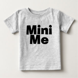 父と息子の母/娘に合う私/ミニミー ベビーTシャツ