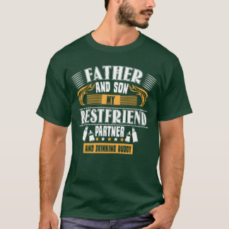 父と息子の男の赤ちゃん Tシャツ